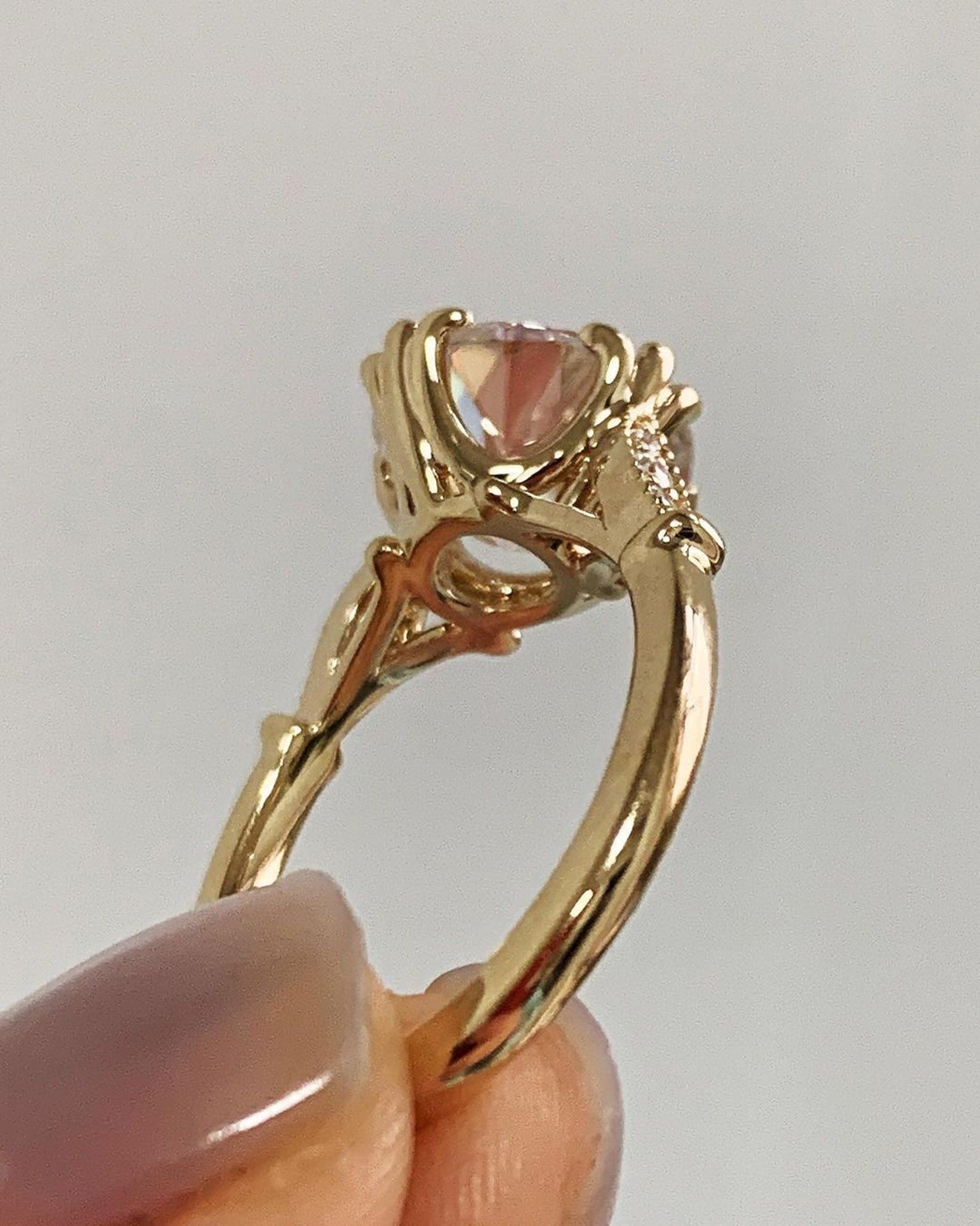 Timeless Art Deco 3.70 CT Lab-Grown Diamond Wedding Ring