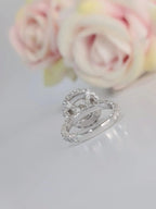 3CT Classic Round Cut Full Halo Moissanite Engagement Ring - JBR Jeweler