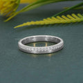 3mm Classic Moissanite Diamond Band - JBR Jeweler