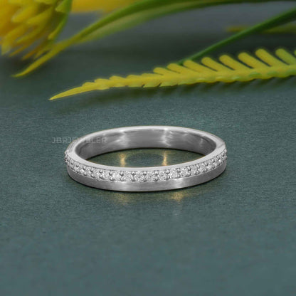 3 mm klassischer Moissanit-Diamantring