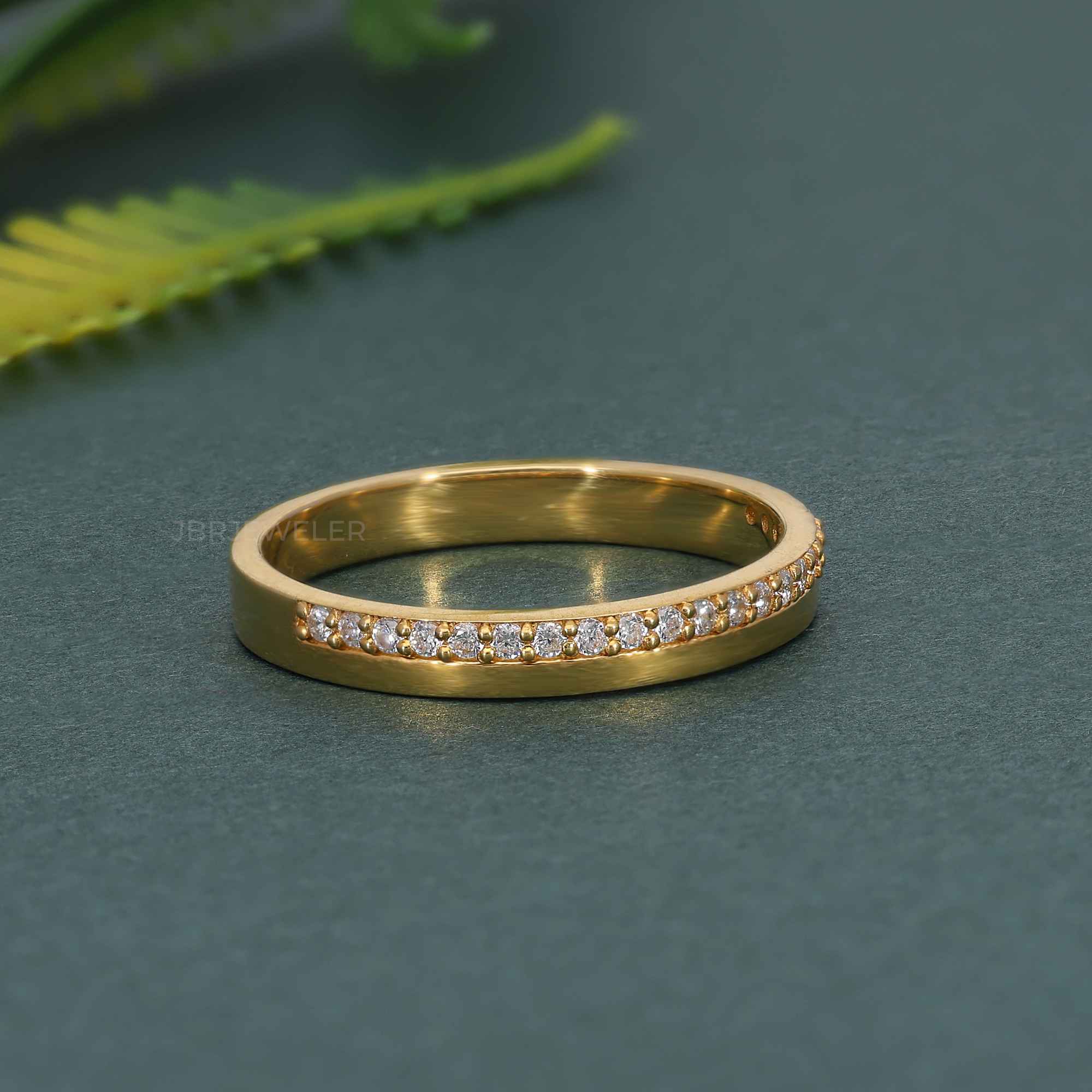 3mm Classic Moissanite Diamond Band - JBR Jeweler