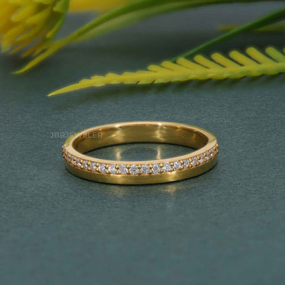 3 mm klassischer Moissanit-Diamantring