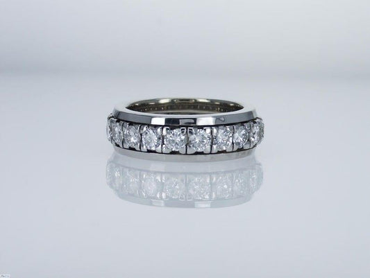 3TCT Round Cut Lab-Grown Diamond Wedding Band Ring - JBR Jeweler