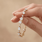 10K gold lab diamond fashion bracelet