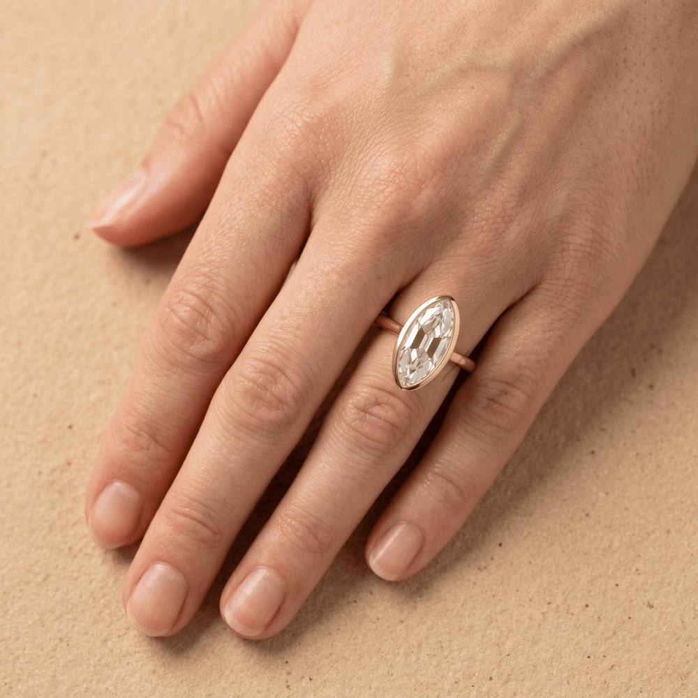 Moval lab grown diamond solitaire jewelry