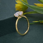 Petal Asscher Lab Grown Diamond Solitaire Ring - JBR Jeweler