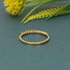 Baguette Half Eternity Lab Grown Diamond Wedding Band - JBR Jeweler