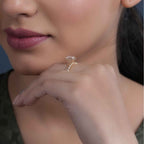 Bezel Emerald Cut Lab Grown Diamond Bridal Ring Sets With Eternity Band - JBR Jeweler