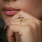 Classic Bezel Set Round Moissanite Diamond Engagement Ring - JBR Jeweler