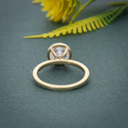Classic Bezel Set Round Lab Grown Diamond Engagement Ring - JBR Jeweler
