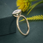 Classic Bezel Set Round Lab Grown Diamond Engagement Ring - JBR Jeweler