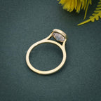 Bezel Set Solitaire Round Lab Grown Diamond Engagement Ring - JBR Jeweler