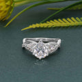 Bouquet Pear Moissanite  Diamond Engagement Ring - JBR Jeweler