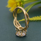 Bouquet Round Lab Grown Diamond Engagement Ring - JBR Jeweler