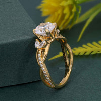 Bouquet Round Lab Grown Diamond Engagement Ring