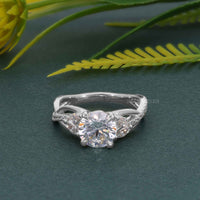 Bouquet Round Lab Grown Diamond Engagement Ring