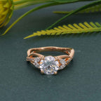 Bouquet Round Lab Grown Diamond Engagement Ring - JBR Jeweler