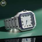 Buy Stainless Steel Hip Hop Bezel Diamond VVS Moissanite Watch