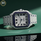 Buy Stainless Steel Hip Hop Bezel Diamond VVS Moissanite Watch