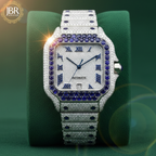 Buy Stainless Steel Hip Hop Bezel Diamond VVS Moissanite Watch