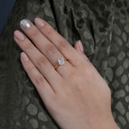 Cathedral Cushion Cut Moissanite Diamond Engagement Ring - JBR Jeweler