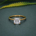 Cathedral Cushion Cut Lab Grown Diamond Engagement Ring - JBR Jeweler