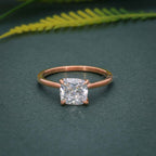 Cathedral Cushion Cut Lab Grown Diamond Engagement Ring - JBR Jeweler