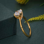 Cathedral Cushion Cut Moissanite Diamond Engagement Ring - JBR Jeweler