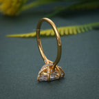 Cathedral Marquise Cut Moissanite Diamond Engagement Ring - JBR Jeweler