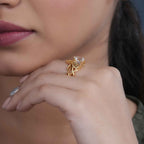 Celtic Irish Style Heart Cut Lab Grown Diamond Bridal Set Ring - JBR Jeweler