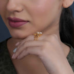 Celtic Knot Marquise Cut Lab Grown Diamond Bridal Set Ring - JBR Jeweler