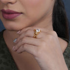 Celtic Knot Round Cut CVD Diamond Bridal Set Ring - JBR Jeweler