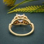 Celtic Heart Moissanite Diamond Engagement Ring - JBR Jeweler