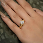 Celtic Heart Moissanite Diamond Engagement Ring - JBR Jeweler