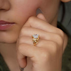 Entwined Celtic Heart Lab Grown Diamond Engagement Ring - JBR Jeweler