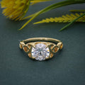 Entwined Celtic Round Cut Lab Grown Diamond Engagement Ring - JBR Jeweler