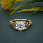 Entwined Celtic Round Cut Lab Grown Diamond Engagement Ring - JBR Jeweler