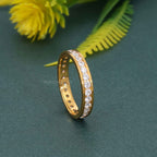 Channel Set Moissanite Diamond Eternity Wedding Band - JBR Jeweler