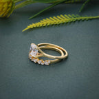 Classic Cushion Cut Moissanite Diamond Wedding Ring Bridal Sets - JBR Jeweler