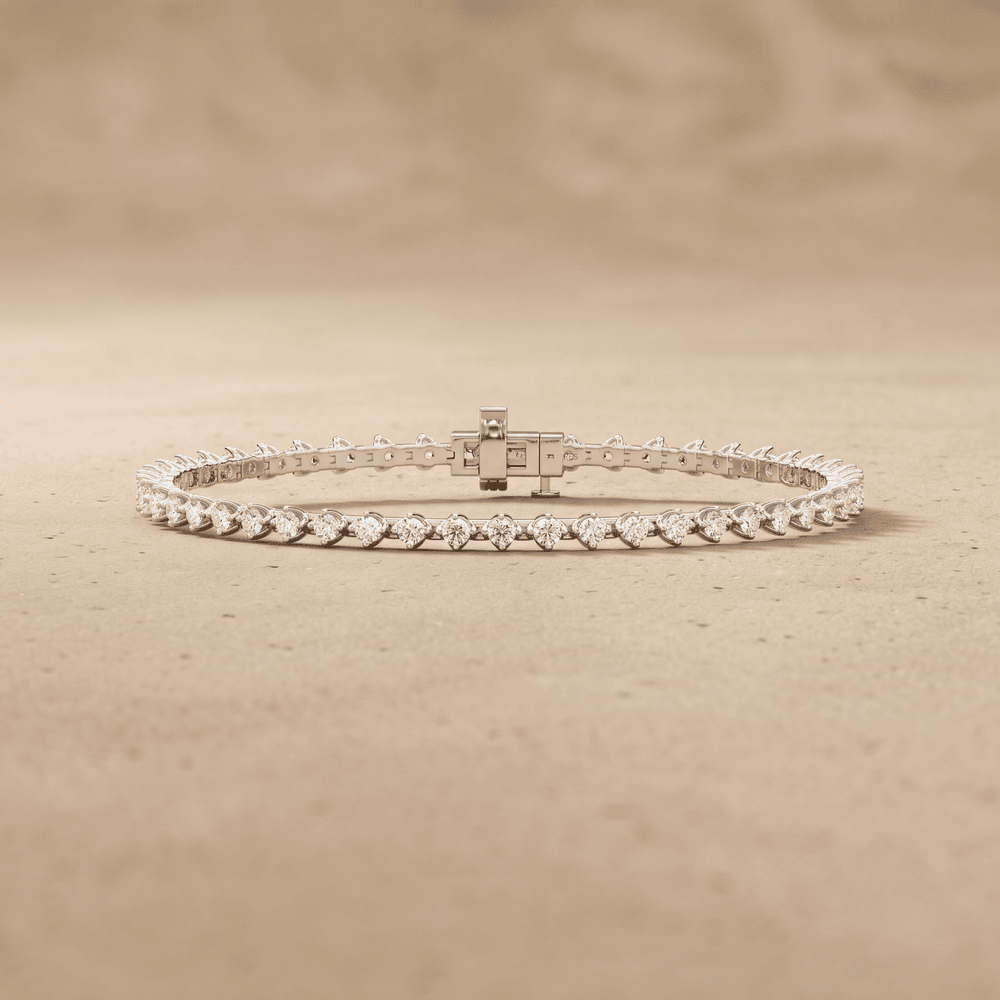 classic diamond bracelet for her