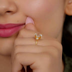 Classic Three Stone Oval Cut Lab Grown Engagement Ring - JBR Jeweler