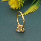 Classic Three Stone Pear Cut Lab Grown Engagement Ring - JBR Jeweler