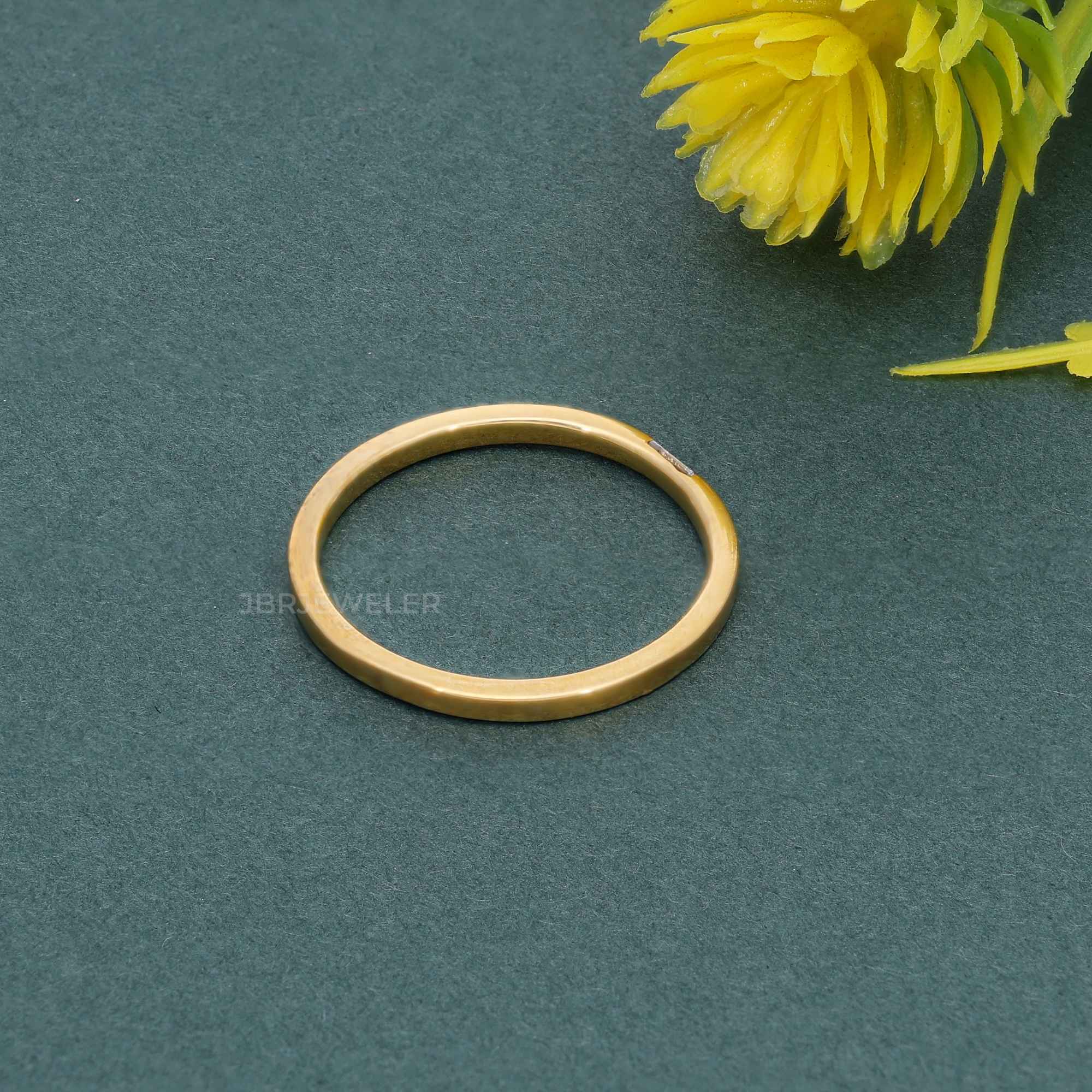 Comfort fit Baguette Lab Diamond Wedding Band - JBR Jeweler