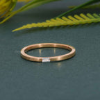 Comfort fit Baguette Moissanite Diamond Wedding Band - JBR Jeweler