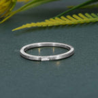 Comfort fit Baguette Lab Diamond Wedding Band - JBR Jeweler