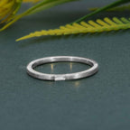 Comfort fit Baguette Moissanite Diamond Wedding Band - JBR Jeweler