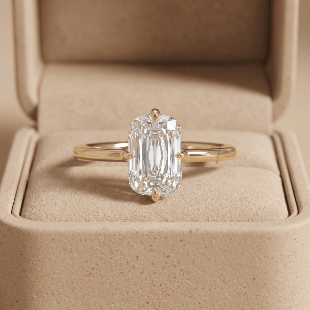 Antique solitaire diamond ring