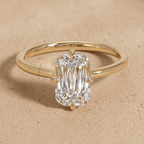 Lab grown diamond solitaire promise ring