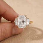 Crisscross diamond ring gift for her