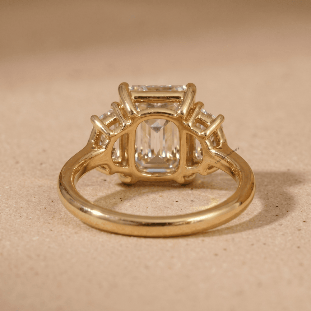 Crisscross lab diamond gold ring for women